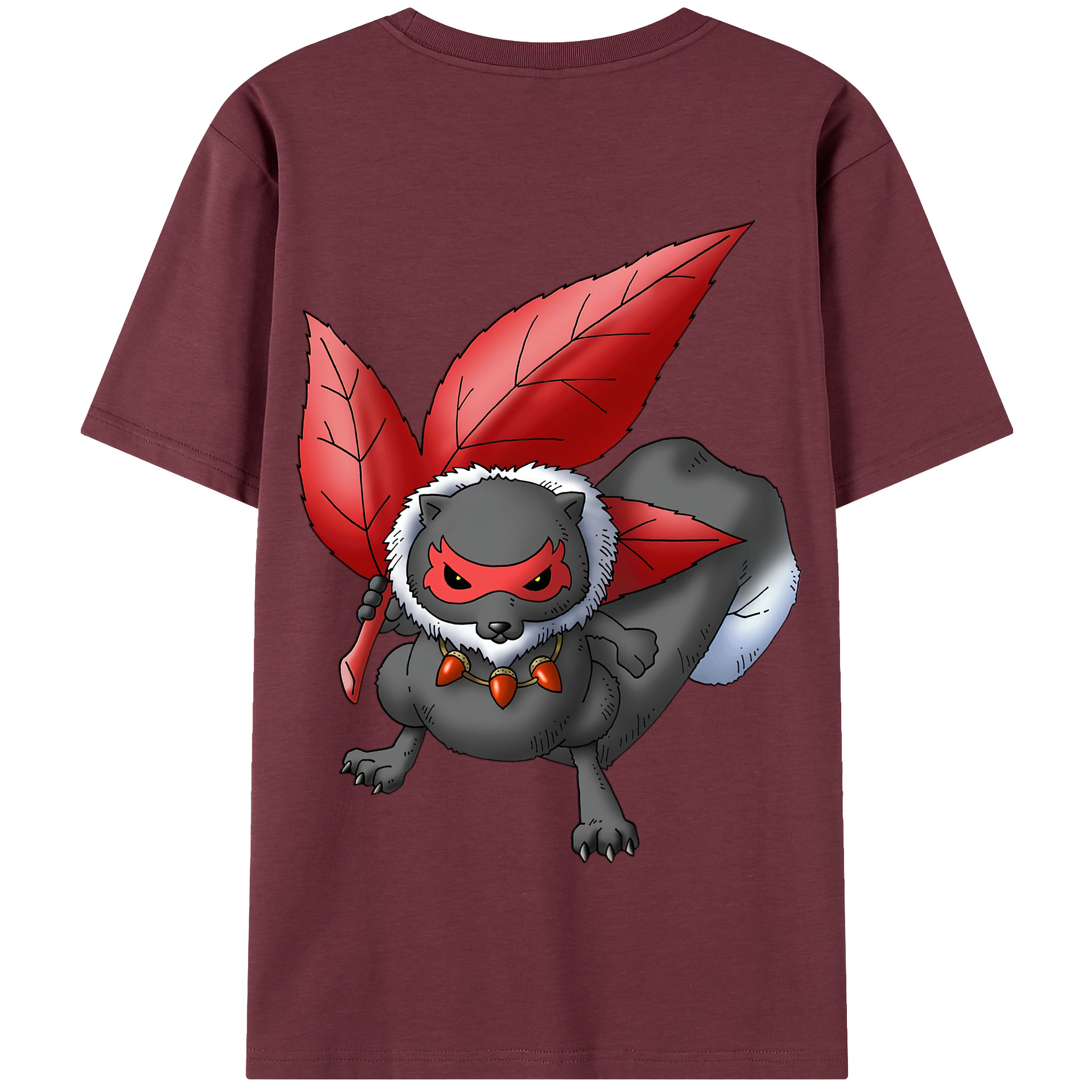 （画像用） ドラゴンクエスト Doragon Kuesuto Dragon Quest 綿100％半袖Tシャツ（背面プリント）